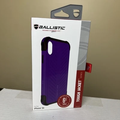 Funda Serie Chaqueta Resistente BALLISTIC para iPhone XR 6.1 - Púrpura TOTALMENTE NUEVA  Foto 1 de 4