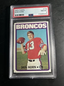 1972 Topps #178 Don Horn PSA 8 Denver Broncos - Bild 1 von 2