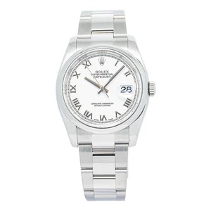 Rolex DateJust 116200 Stainless Oyster White Dial Auto Men's Watch 36mm - Picture 1 of 5