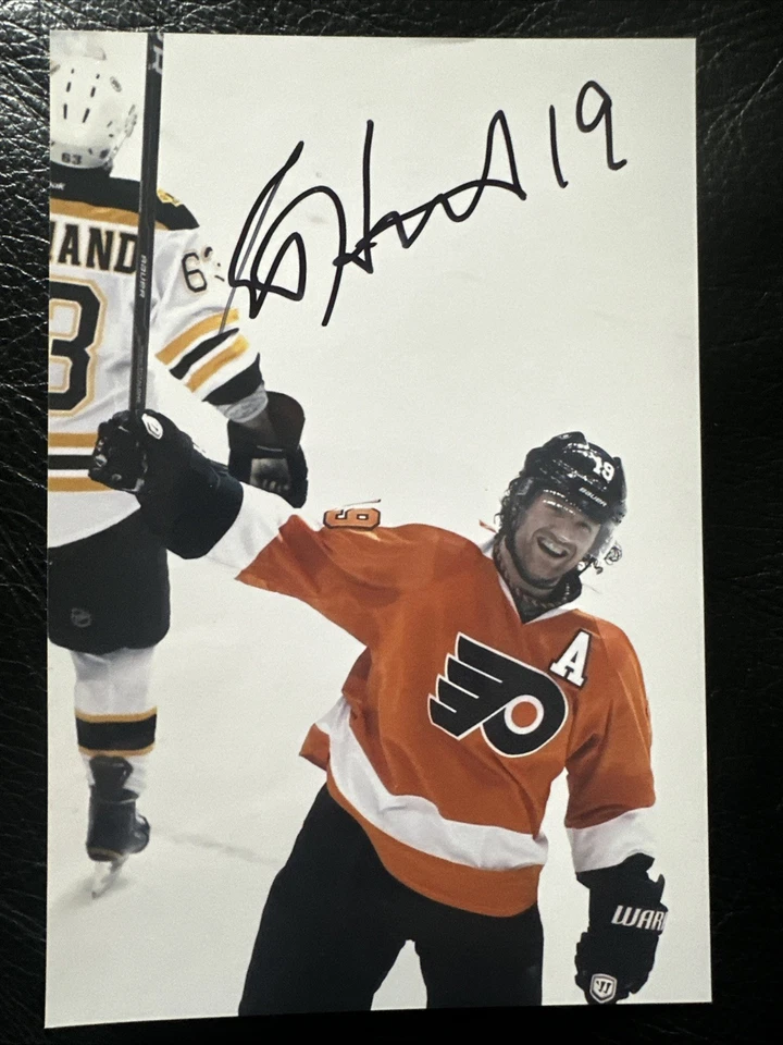 Fotografía 4x6 firmada por Scott Hartnell Philadelphia Flyers Foto 1 de 1