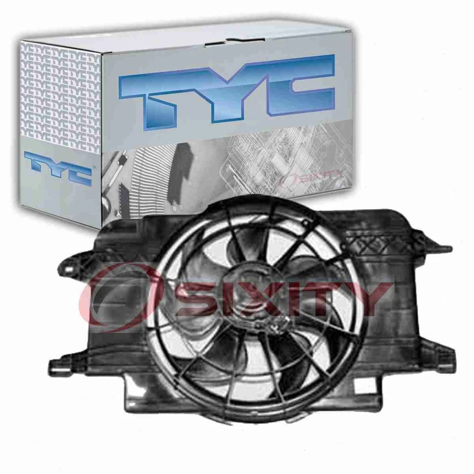 Conjunto de ventilador de radiador y condensador doble TYC para Saturn SL2 1994-2002 cinturones td Foto 1 de 4