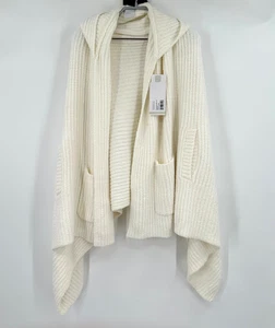 Softies Marshmallow Hooded Shawl with Arm Slits in Ivory sz OS NWT - Picture 1 of 3