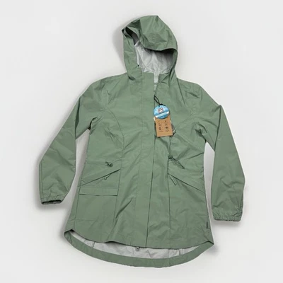 Avalanche Outdoor Supply Rain Jacket Small Green Lightweight Water Resistant NEW - Image 1 of 4