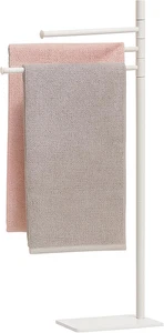 Portasciugamani a 3 Bracci Mobili, Piantana Da Bagno, HLP: 83X33,5X14 Cm, Porta  - Foto 1 di 6