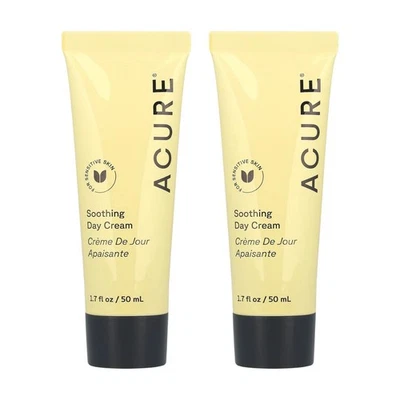Crema de día Acure, seriamente calmante, 1,7 fl oz (50 ml), sin crueldad, vegana Foto 1 de 3