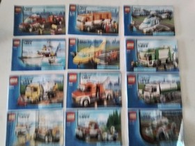 Lego City Sets Instruction Books /Manuals Retired