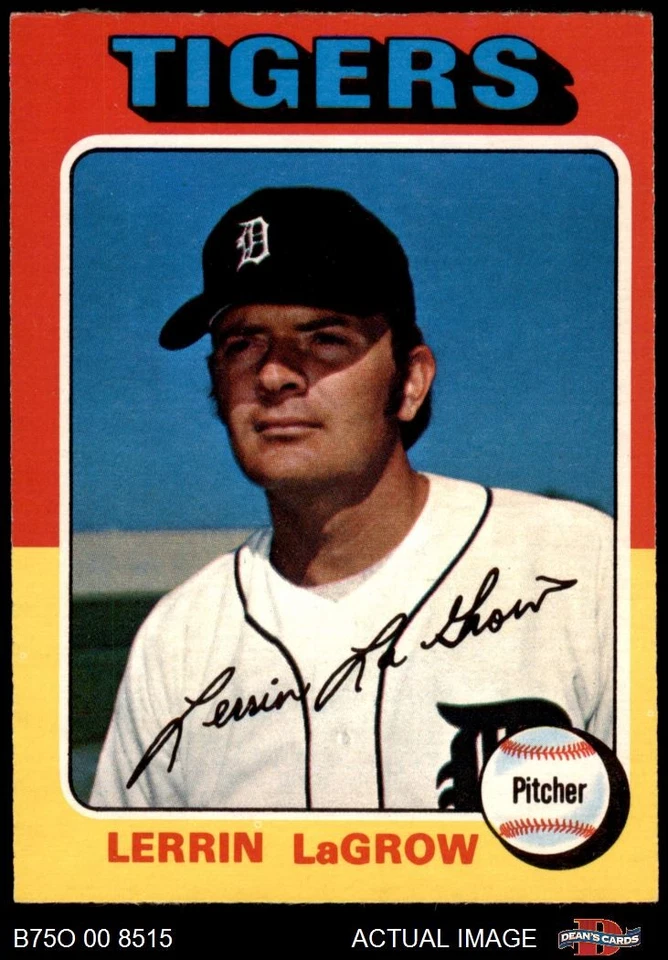 1975 O-Pee-Chee #116 Lerrin LaGrow Tigers 7 - NM - Image 1 of 1