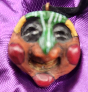 Künstler Rick J Rowley Anhänger Halskette Halsband mit 9" Lederband "Top" - Bild 1 von 6