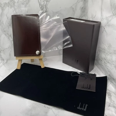 Alfred Dunhill Brown Leather 7 Card Holder, Superb Quality, New In Box With Tag. - Image 1 of 4