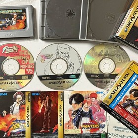 Sega Saturn The King of Fighters Best Collection, used, box & manual included