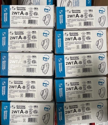 LOTE DE 10 Sistema Sensor 2WTA-B Fotoeléctrico Serie i3 Detector de Humo 2 Cables Nuevo Foto 1 de 4