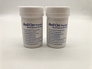 Prueba de glucosa en sangre ReliOn Premier 100ct FECHA DE CADUCIDAD: 09/2026 (sin caja) Ref. 008 - Imagen 1 de 2