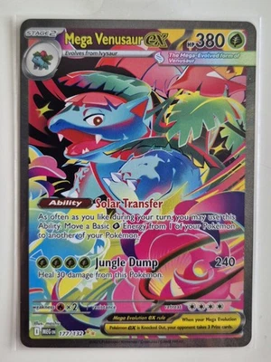Mega Venusaur / Bisaflor EX 177/132 Englisch Mega Evolution SIR NM EN English - Bild 1 von 2