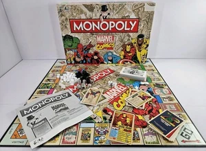 Monopoly Marvel Comics Edition 2015 Board Game 2-6 Players Hasbro -100% Complete - Picture 1 of 8