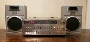 Lenoxx Sound SL-902 Stereo Receiver 8 Spur Kassetten Plattenspieler AM/FM Uhr - Bild 1 von 16