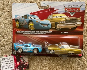 Disney Pixar Cars Bling McQueen TEX Segm 2026 NEW CHINA Variants Diecast 2 PACK - Picture 1 of 4