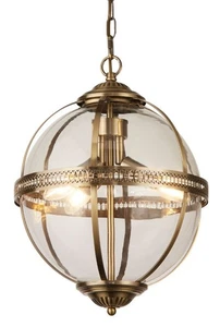 Ceiling Light Brass Coronet 3 Antique Searchlight 44213-3AB - Picture 1 of 5