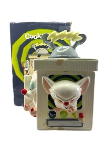 Pinky and the Brain Cookie Jar Vintage 1996 Warner Bros Studio Cartoon With Box! - Picture 1 of 18