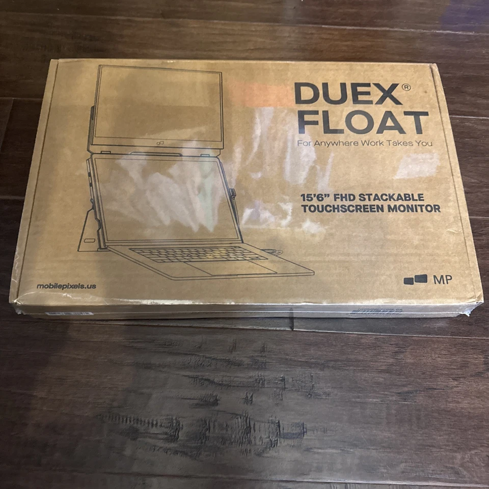 Mobile Pixels 15.6" Duex Float Portable Stacked Touchscreen Monitor 101-1011P01 - Image 1 of 2