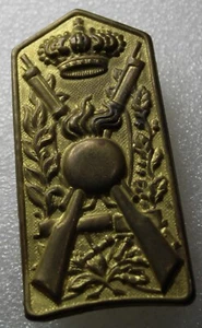 * ITALY INFANTRY OFFICER SHOULDER BOARD WORLD WAR TWO LUGS INTACT METAL #FEB07 - Picture 1 of 6