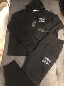 armani exchange jogging suit