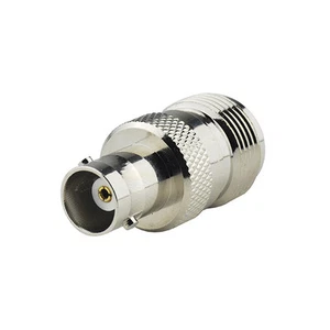 10x N-Type female jack To BNC female jack Straight Coaxial RF Adapter Connector - Picture 1 of 3