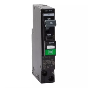 NEW Square D QO115PAF 15 Amp 1 Pole Arc Fault Circuit Breaker - Picture 1 of 6