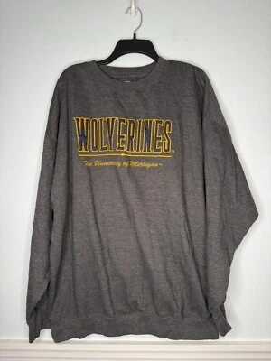 Cadre University Michigan Wolverines Sweatshirt XXL Stitched Crewneck Pullover - Image 1 of 4