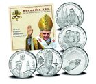 5x 1 Dollar Vatikan Benedikt XVI Giovanni Paolo II in Blister Bankfrisch #0568SB