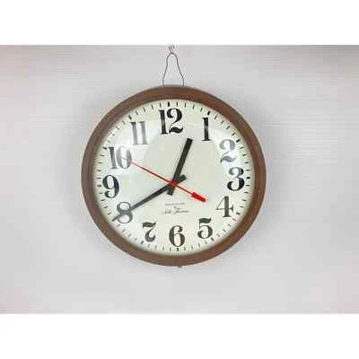 Vintage School Clock, Quill Electric by Seth Thomas, Glass Globe, Works! - Image 1 of 4