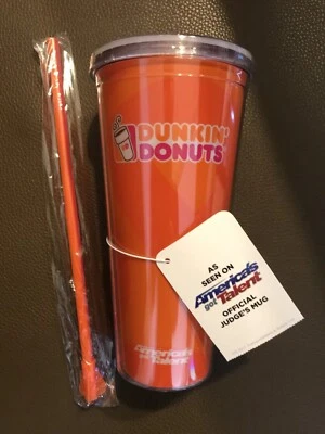 AGT DUNKIN DONUTS America's Got Talent Judge's Mug 22 oz Acrylic Tumbler - Image 1 of 4