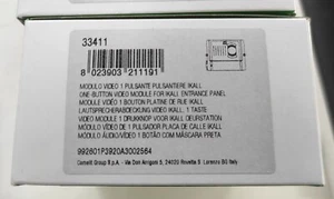 Comelit IKALL 33411M 1 Botón Módulo de Video Altavoz Cubierta para Panel de Entrada - Imagen 1 de 5