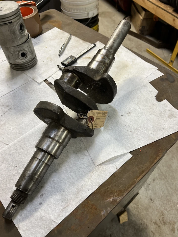 Kohler K660 K662 Twin Cylinder Cast Iron Crank NOS - Image 1 of 4