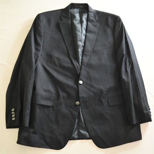 Giacca cappotto sportivo blazer uomo lana bottoni argento blu navy Michael Kors 46R