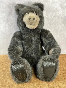 Vintage 1986 BEAVER VALLEY 22" Teddybär #3 "YOUNG BLACK BEAR" signiert KAYLEE NILAN - Bild 1 von 23