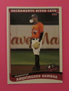 2022 Choice, Sacramento River Cats - ARQUIMEDES GAMBOA - Venezuela