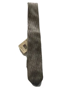 Vintage NOS with Tag Skinny Necktie Tie City Streets Gray Wavy Pattern Accessory - Picture 1 of 2