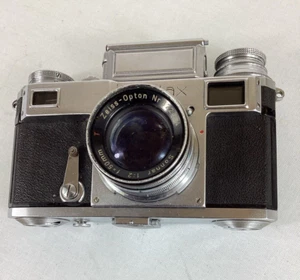 Contax Rangefinder IIIa Camera with Sonnar f2/50mm Lens - Vintage Photography - Foto 1 di 5