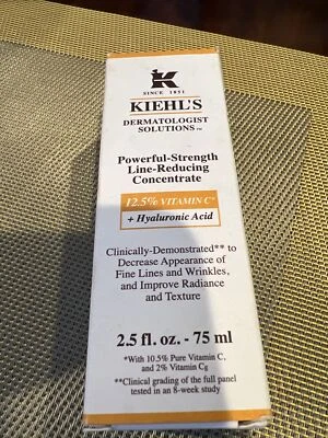 Kiehl's Powerful Strength Line Reducing Concentrate Serum - 2.5 oz NEW IN BOX - Image 1 of 4