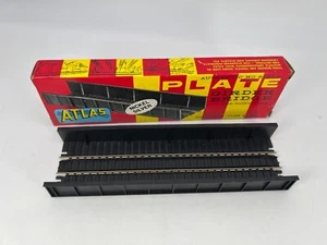Atlas #85 Scala HO Nichel Argento Piastra Ferroviaria Ponte Trave Binario Integrato - Foto 1 di 13