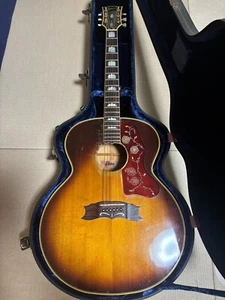 Gibson J-200 Artist 1974 Vintage Acoustic Guitar Sunburst Made in USA w/OHSC - Picture 1 of 17
