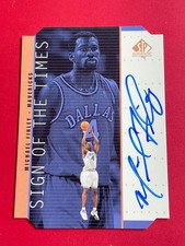 1998-99 SP Authentic Sign of the Times Michael Finley Auto Basketball Card  /V18