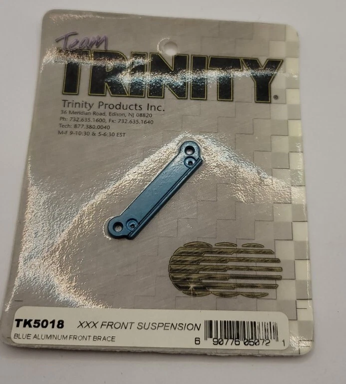 Team Trinity Front Suspension Brace Blue Team Losi xxx xxxt Vintage Rc TK5018 - Image 1 of 1