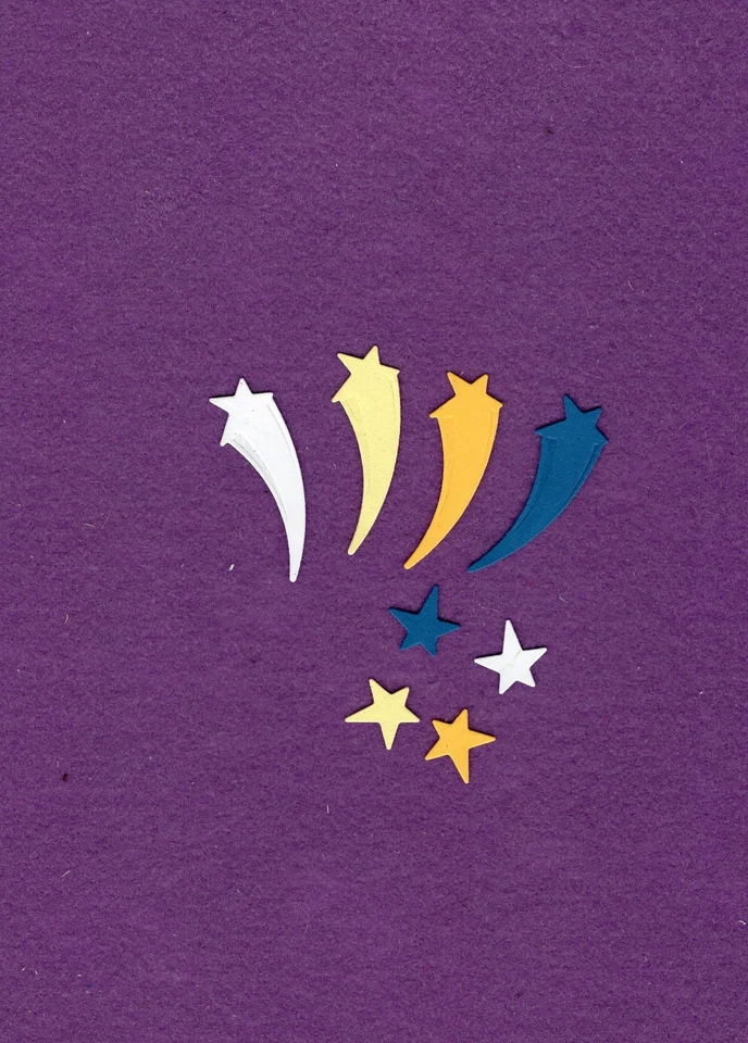 Tarjetas de álbum de recortes troquelados STAR Foto 1 de 1