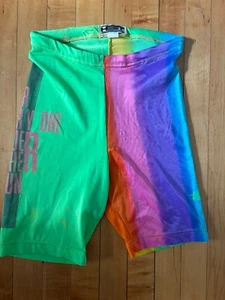Vtg Spandex Shorts Heet Synthwave 1980’s - Picture 1 of 5