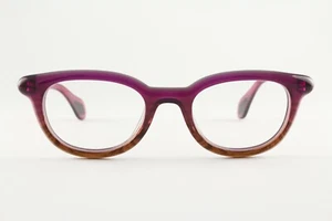 Sehr seltene authentische Theo mille+01 rosa braun 47 mm Brille Brillengestell Belgien - Bild 1 von 5