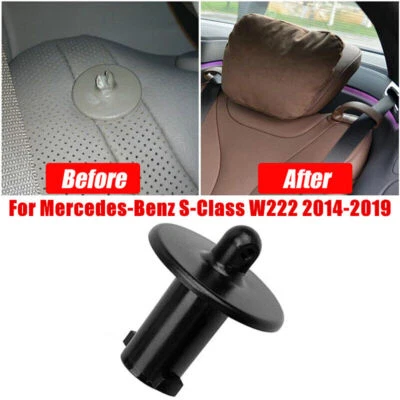 Car Rear Seat Belt Fastener Guide Ring Buckle Black For BENZ W222 New 2014-2019 - Image 1 of 4