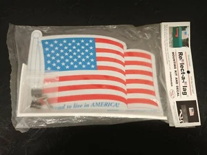 Reflect-A-Flag Mounting Kit & Decal Mailbox Flag Plastic USA Flag USA New RARE - Picture 1 of 5