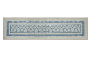 Bordered Transitional Runner - 2'x8', Geometric Pattern Area Rug -510 - Picture 1 of 34