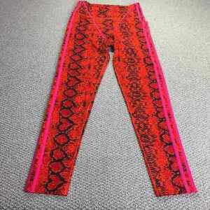Adidas Ivy Park Womens Legging Size Medium Red Heart Collection Snakeskin 